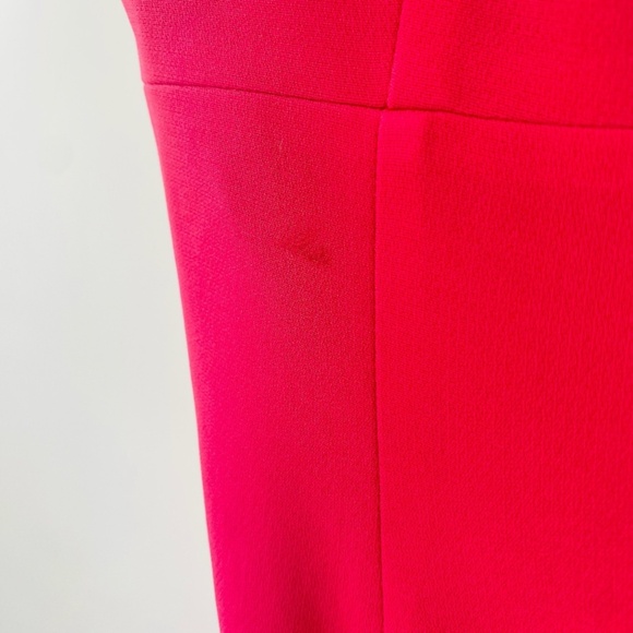 Cinq A Sept Luna Strapless Ruffle Midi Dress Bright Pink Size 6 - Picture 6 of 8